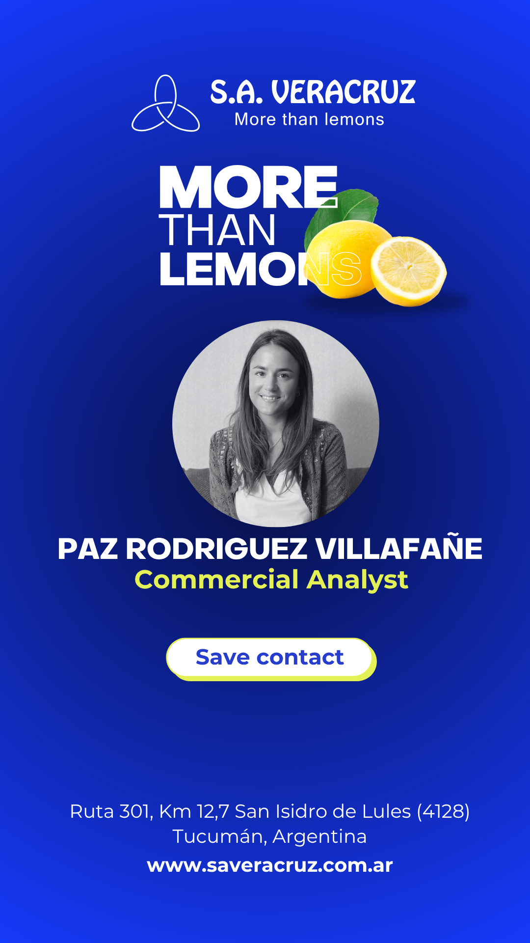 Paz Rodriguez Villafañe contact card